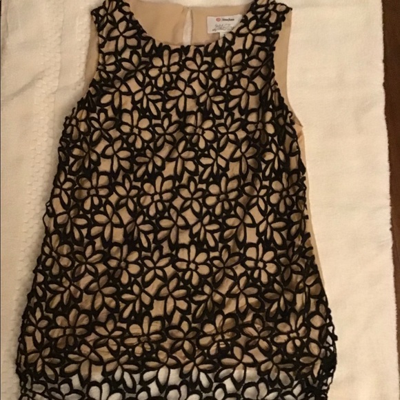 Lela Rose for Target Neiman Marcus black/tan lace - Picture 2 of 3